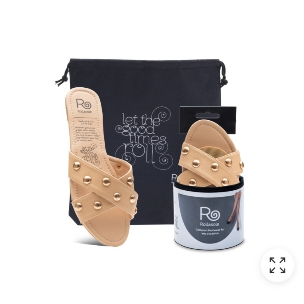 Rollasole Studded Sandals